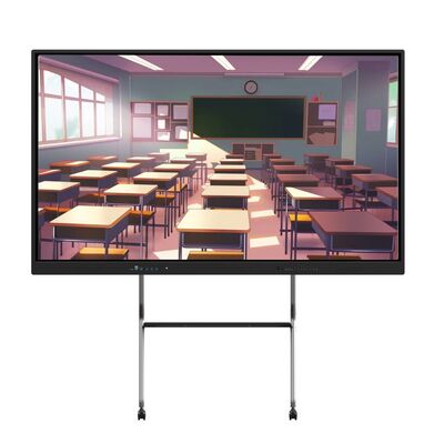 4K 65 75 86 98 110 inch Phân hình chống chói, tương tác Smart Whiteboard IR Monitor Super Slim