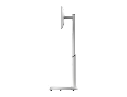 Nhà máy bán 32 inch màu trắng chargable ktv nhà hàng cho thấy phòng sân khấu cảm ứng Android bảng điều khiển với bánh xe di động một máy ảnh và loa