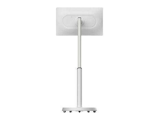 Nhà máy bán 32 inch màu trắng chargable ktv nhà hàng cho thấy phòng sân khấu cảm ứng Android bảng điều khiển với bánh xe di động một máy ảnh và loa