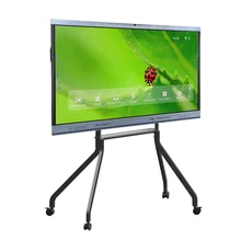 Phiên bản mới hơn Hệ thống Android Bảng phẳng tương tác Với độ tương phản cao 1200: 1 Và Tốc độ con trỏ 100 Dot / S 20 Điểm chạm được hỗ trợ với bảng trắng tương tác chia sẻ màn hình