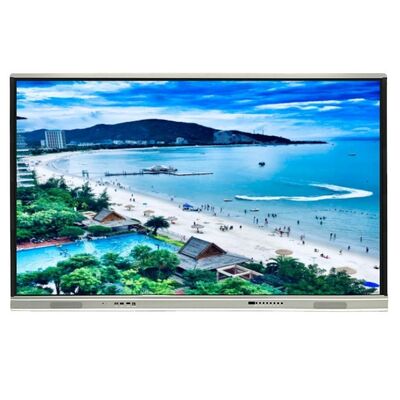 Bảng tương tác thông minh màn hình phẳng 4K 20 điểm chạm Android cho lớp học và hội nghị