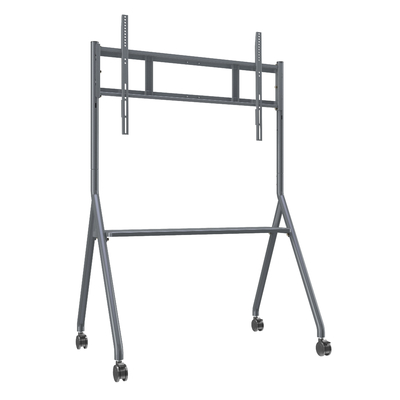 IBoard 55-86 Inch Có sẵn TV di động Nằm trên sàn TV Trolley Cart Tất cả trong một màn hình có bánh xe