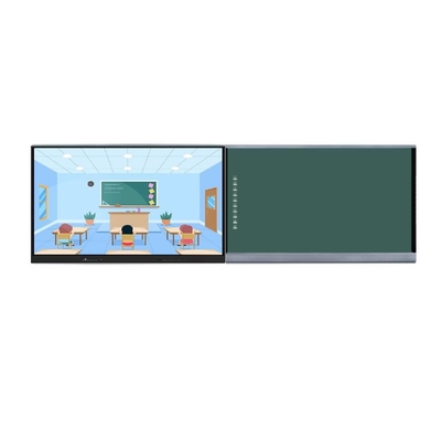 86 98 Inch 1 + 2 Android OPS PC Tùy chọn Ram And Rom Interactive Intelligent Blackboard Cho giáo dục trường học Văn phòng đào tạo với Zoom Teams ứng dụng họp