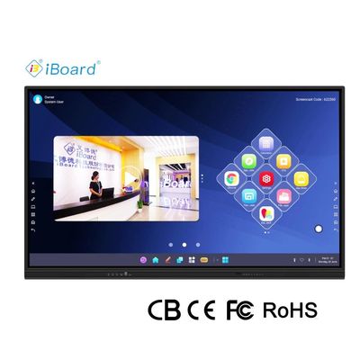 Iboard Sản phẩm mới 98" 4K Smart Display Khung màn hình phẳng tương tác Khung màn hình cảm ứng kích thước lớn