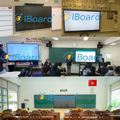 Nâng cấp hệ thống làm cho màn hình màn hình phẳng tương tác đơn giản với cảm ứng hồng ngoại và nâng cấp từ xa qua mạng Internet
