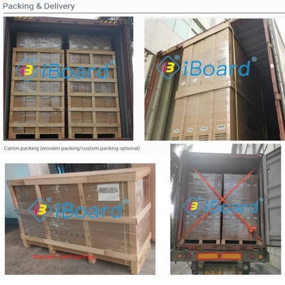 Nâng cấp hệ thống làm cho màn hình màn hình phẳng tương tác đơn giản với cảm ứng hồng ngoại và nâng cấp từ xa qua mạng Internet