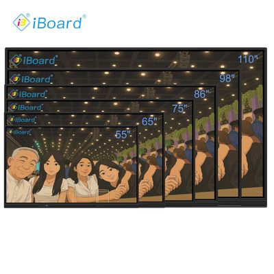 55 65 75 86 98 Inch 4K LCD Interactive Whiteboard Touch Panel Smart Screen Classroom Electronic Board Digital Smart Board cho việc giảng dạy