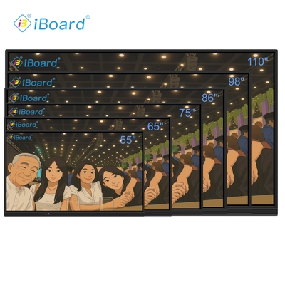 55 65 75 86 98 Inch 4K LCD Interactive Whiteboard Touch Panel Smart Screen Classroom Electronic Board Digital Smart Board cho việc giảng dạy