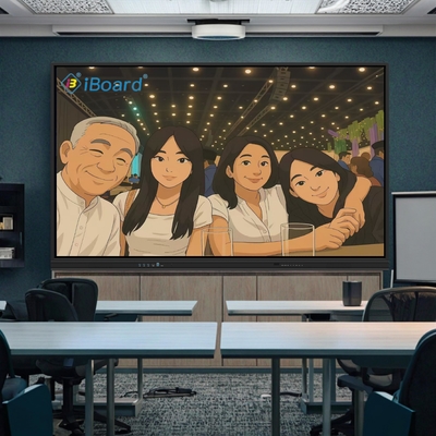 4 3 Ratio Iboard Whiteboard tương tác với kết nối VGA và Android 11 8 64G