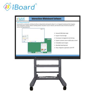 Kích thước lớn 98 inch 4K LCD Interactive Smart Board Touch Panel Smart Screen cho lớp học Bảng điện tử Bảng thông minh kỹ thuật số cho giảng dạy