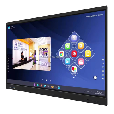 IBoard Factory Interactive Whiteboard Multi-Touch Screen Stylus Hỗ trợ 20 điểm cảm ứng Microphone tích hợp với màn hình phản chiếu Whiteboard tương tác Android OS