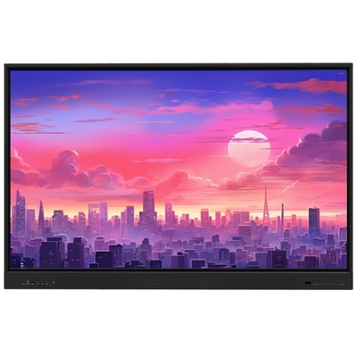 Android cao cấp (16+256GB) 75 inch Panel phẳng tương tác Hỗ trợ hệ thống kép