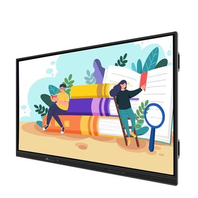 55 65 75 86 98 105 Inch 4K kỹ thuật số tương tác bảng phẳng màn hình cảm ứng Ai Smart Interactive Whiteboard cho hội nghị lớp học