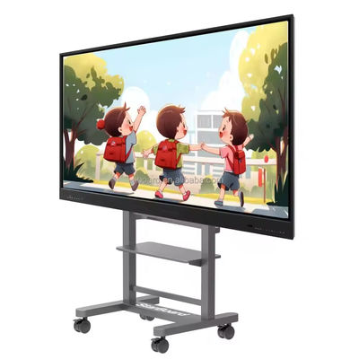 55 65 75 86 98 105 Inch 4K kỹ thuật số tương tác bảng phẳng màn hình cảm ứng Ai Smart Interactive Whiteboard cho hội nghị lớp học