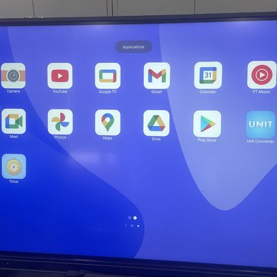 Android mới 75 inch Panel tương tác phẳng cho lớp học thông minh và hội nghị