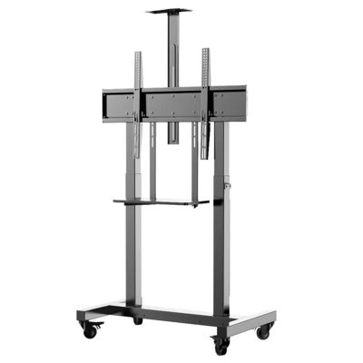 Đứng sàn TV Đứng di động Độ cao điều chỉnh xe cộ truyền hình gắn cho truyền hình màn hình cảm ứng thông minh tương tác