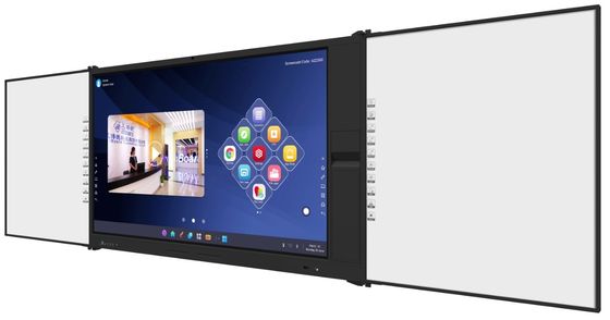 iBoard Factory Android 14 8+128G Bảng phẳng tương tác với độ tương phản cao 1200: 1 Và tốc độ con trỏ 100 Dot / S 20 Điểm chạm được hỗ trợ với Bảng trắng tương tác