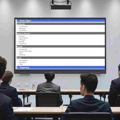 86 inch Interactive Flat Panel Smart TV với Hệ thống Android cập nhật Thiết bị chức năng AI cho cuộc họp văn phòng lớp học