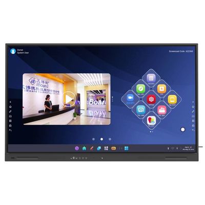 LCD Smart Board nâng cao trải nghiệm Chromebook MAC Linux Windows của bạn với đầu ra HDMI USB VGA Wifi cho bảng điều khiển 65 75 86 inch