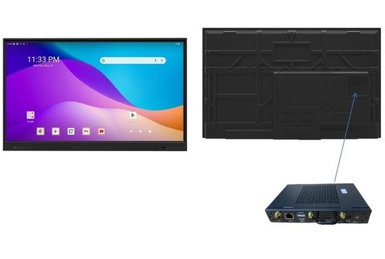 Factory Direct IBoard OPS Computer Mini PC tích hợp Android 13 EDLA IR Interactive Whiteboard Smart Touch Screen Cho giáo dục trường học