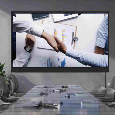 Màn hình cảm ứng 65 inch Smart Board Bảng hiển thị tương tác với máy ảnh và micrô tích hợp cho giáo dục từ xa Trung tâm đào tạo E-Learning Hội nghị video & Hợp tác kỹ thuật số