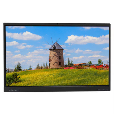 Bảng tương tác thông minh LED 65 inch Màn hình 4K UHD với Cảm ứng Android 14 Camera tích hợp Mic Loa PC WiFi Hoàn hảo cho Dạy học tại trường, Hội nghị & Sử dụng trong văn phòng