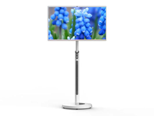 32 inch FHD Android 13 8 + 128gb 8-core Smart TV trên bánh xe điều khiển từ xa màn hình cảm ứng màn hình màn hình với pin 13MP Camera Portable Rotate TV