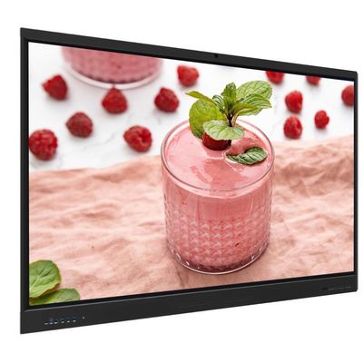 Màn hình cảm ứng tương tác 86 inch Android 14 8+128G có loa, camera, micrô, cảm biến ánh sáng, phần mềm tích hợp, Wifi, trình chiếu không dây từ Pad, Điện thoại, Máy tính xách tay