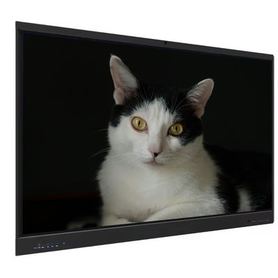 Màn hình phẳng tương tác 98 inch 4K Android 14 8+128GB Màn hình cảm ứng thông minh kỹ thuật số Android OPS Chân đế di động tùy chọn cho lớp học và cuộc họp