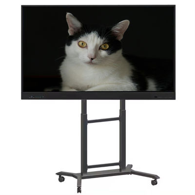Màn hình tương tác phẳng hội nghị 65 inch Kích thước màn hình Ổ cứng 500GB cho các bài thuyết trình tương tác