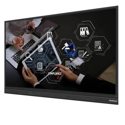 Màn hình tương tác cảm ứng 75 inch 16.7M màu hiển thị với 50 điểm chạm, RAM và ROM tùy chọn 4+32G/8+128G, dành cho giảng dạy tại trường học và bán buôn