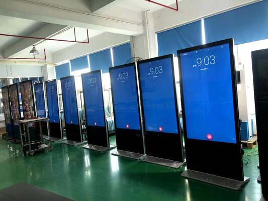23.8 27 32 inch sàn đứng Digital Signage Display Quảng cáo sàn đứng Kiosk