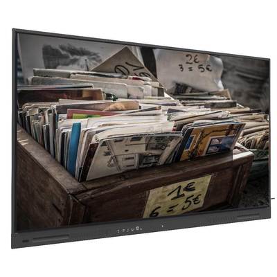 Màn hình phẳng tương tác 110 inch Màn hình lớn Android OPS PC USB HDMI Cổng kết nối TYPE-C Tất cả trong một 50 điểm chạm Loại treo tường Di động