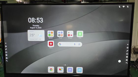 Loa 2x15W Màn hình cảm ứng tương tác có micro tùy chọn và Kích thước sản phẩm 1990 x 1203 x 113mm Được thiết kế cho phòng họp