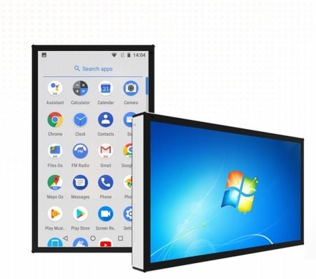 Kiosk màn hình cảm ứng 55 Inch Digital Android Stand Infrared PCAP Touch Floor Stand Wall Tùy chọn Windows OPS Cho siêu thị Văn phòng thương mại