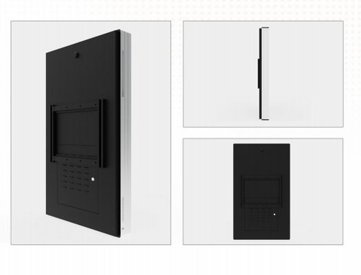 Kiosk màn hình cảm ứng hồng ngoại gắn tường 65 inch với độ phân giải 4K và loa tích hợp