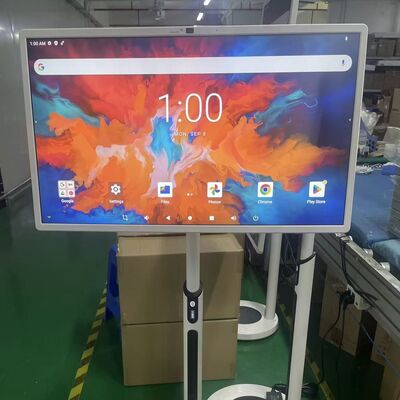 32 inch Portable Smart TV Màn hình cảm ứng di động Không dây Android TV trên bánh xe