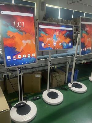 32 inch Portable Smart TV Màn hình cảm ứng di động Không dây Android TV trên bánh xe