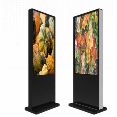 Kiosk màn hình cảm ứng 4K 55 inch với hệ điều hành Android / Windows cho biển báo kỹ thuật số tương tác và bảng thực đơn