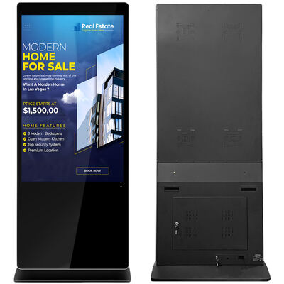 55 Inch Digital Advertising Monitor với Infrared / PCAP Touch và Android / Windows OS cho sử dụng thương mại