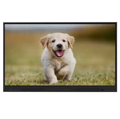 55-98 Inch 4K Phân tích màn hình phẳng tương tác với hệ thống đa cảm ứng và kép cho giảng dạy và họp
