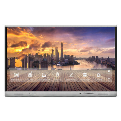 Màn hình tương tác phẳng cho hội nghị văn phòng với khả năng viết và giải trí, hỗ trợ đa năng trong môi trường chuyên nghiệp