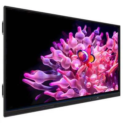 Bảng trắng tương tác thông minh màn hình phẳng 4K 75 inch, cảm ứng 40 điểm, dùng trong lớp học