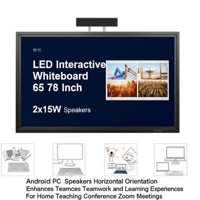 75 inch oem interactive whiteboard with Speakers For Home Teaching Hội nghị Zoom