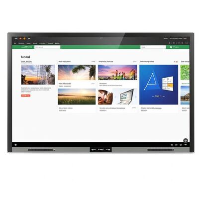 Bảng trắng tương tác 75 Inch Zero Gap di động với WiFi và phần mềm giảng dạy tích hợp