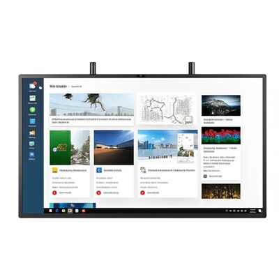 Bảng trắng tương tác LED với Android 14 Ultra Fine Infrared Touch và Mic Camera tùy chọn cho các trường học và cuộc họp