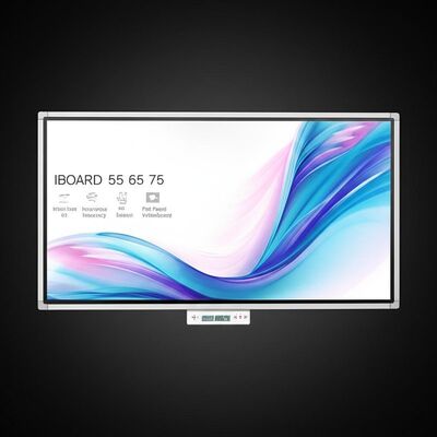 IBoard 4K Ultra HD Bảng trắng tương tác với công nghệ cảm ứng hồng ngoại và hệ điều hành kép cho giảng dạy thông minh