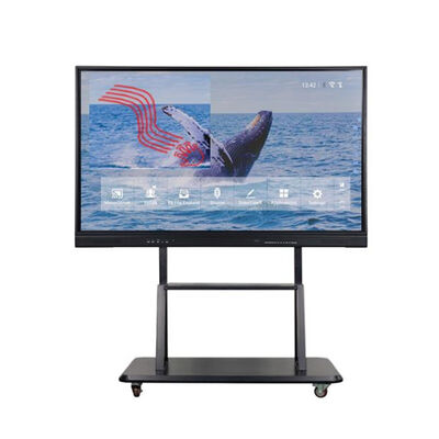 Bảng tương tác LCD với tỷ lệ khung hình 16:9, hỗ trợ hai hệ điều hành và đầu vào HDMI để nâng cao việc giảng dạy
