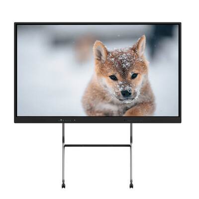 Màn hình tương tác phẳng 86 inch với Android WiFi và phần mềm bảng trắng tích hợp cho lớp học và văn phòng