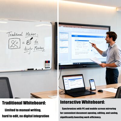 Iboard Interactive Whiteboard hỗ trợ tối đa 20 điểm cảm ứng hai mặt phím nóng cho phép giao tiếp